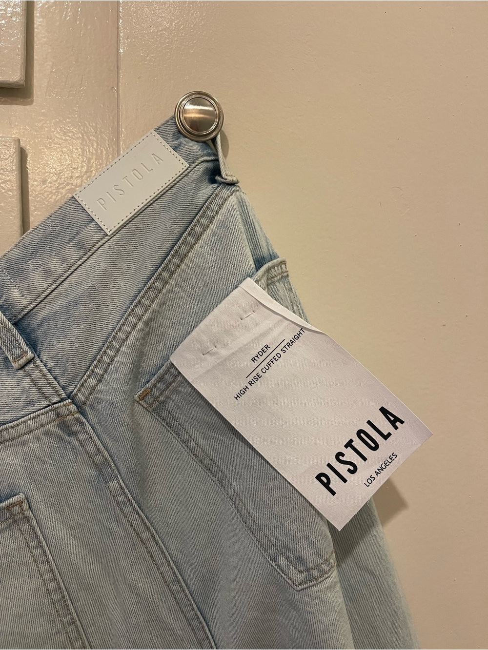 pistola Light Wash High Rise Jeans - Picture 4 of 8